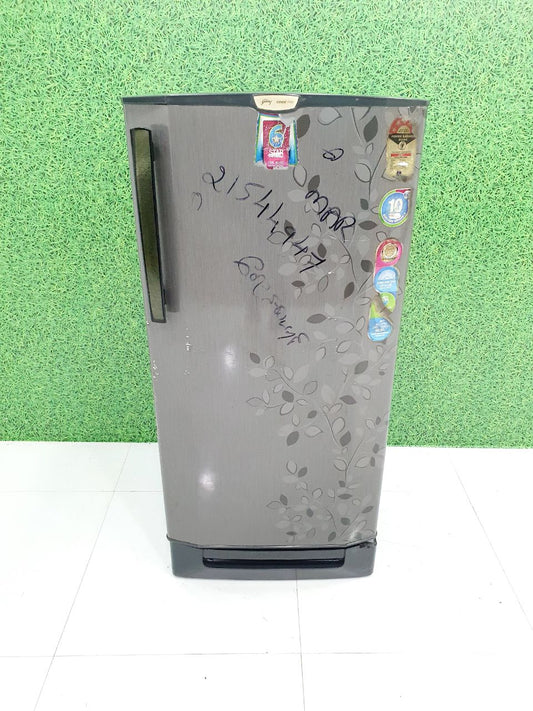 Godrej 190L Single Door Refrigerator – Floral Steel Design (Refurbished)