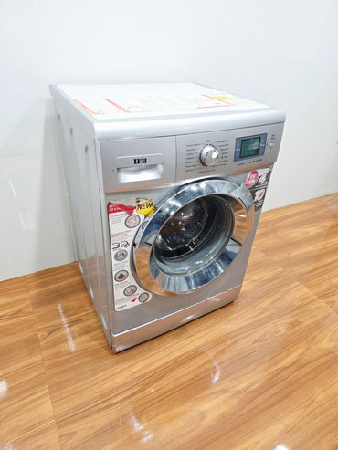 IFB 8 Kg Fully Automatic Front Load Washing Machine – Silver (Refurbished)