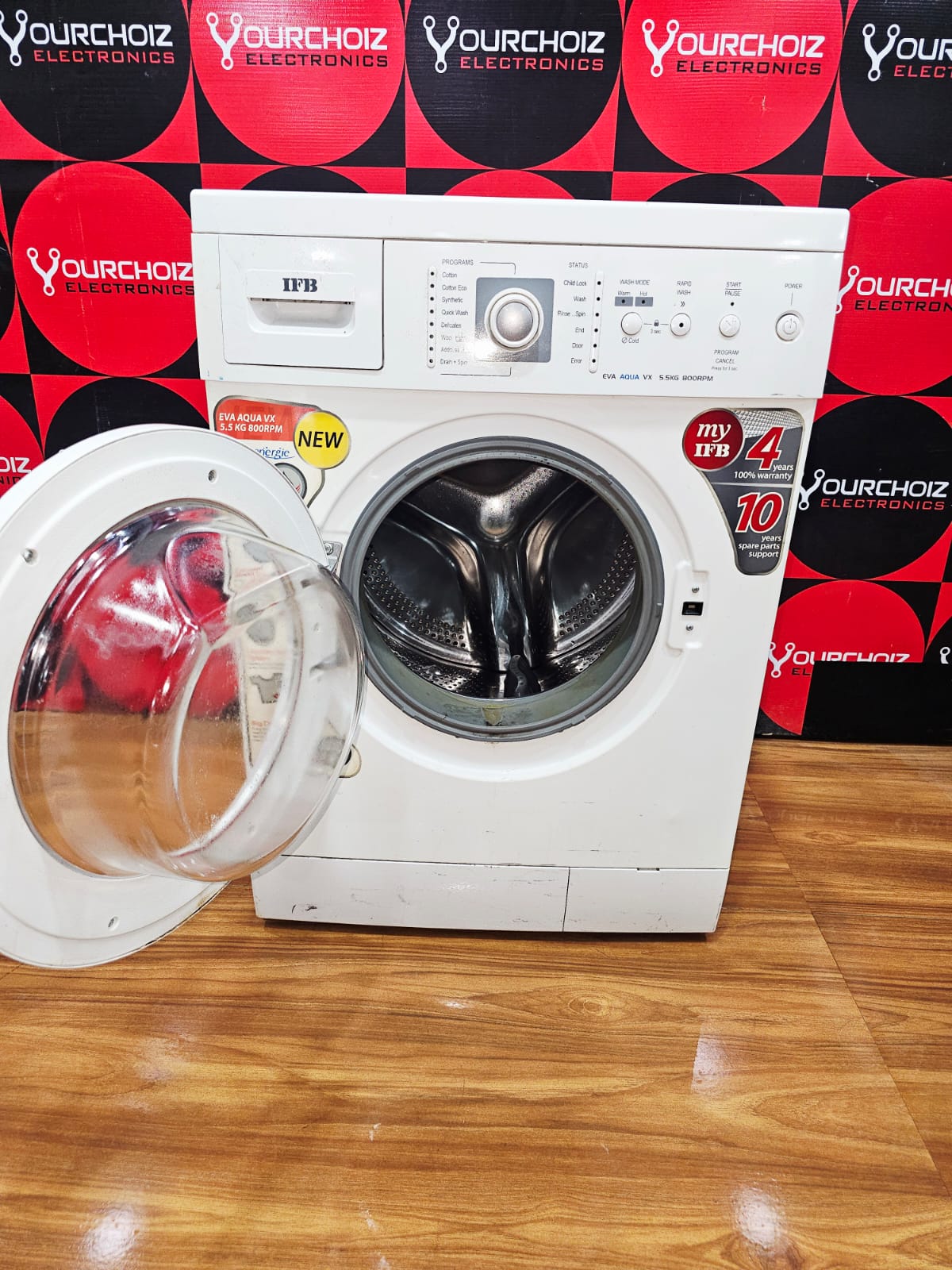 IFB 5.5 Kg Fully Automatic Front Load Washing Machine – Eva Aqua VX (Refurbished)