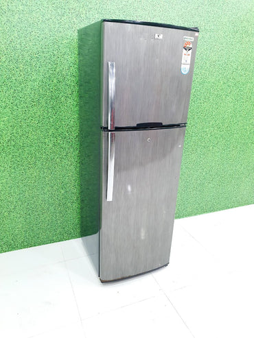 Videocon 250–275 L Double Door Refrigerator – Steel Finish (Refurbished)