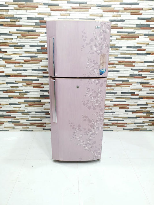 LG 260L Frost-Free Double Door Refrigerator – Floral Pink (Refurbished)