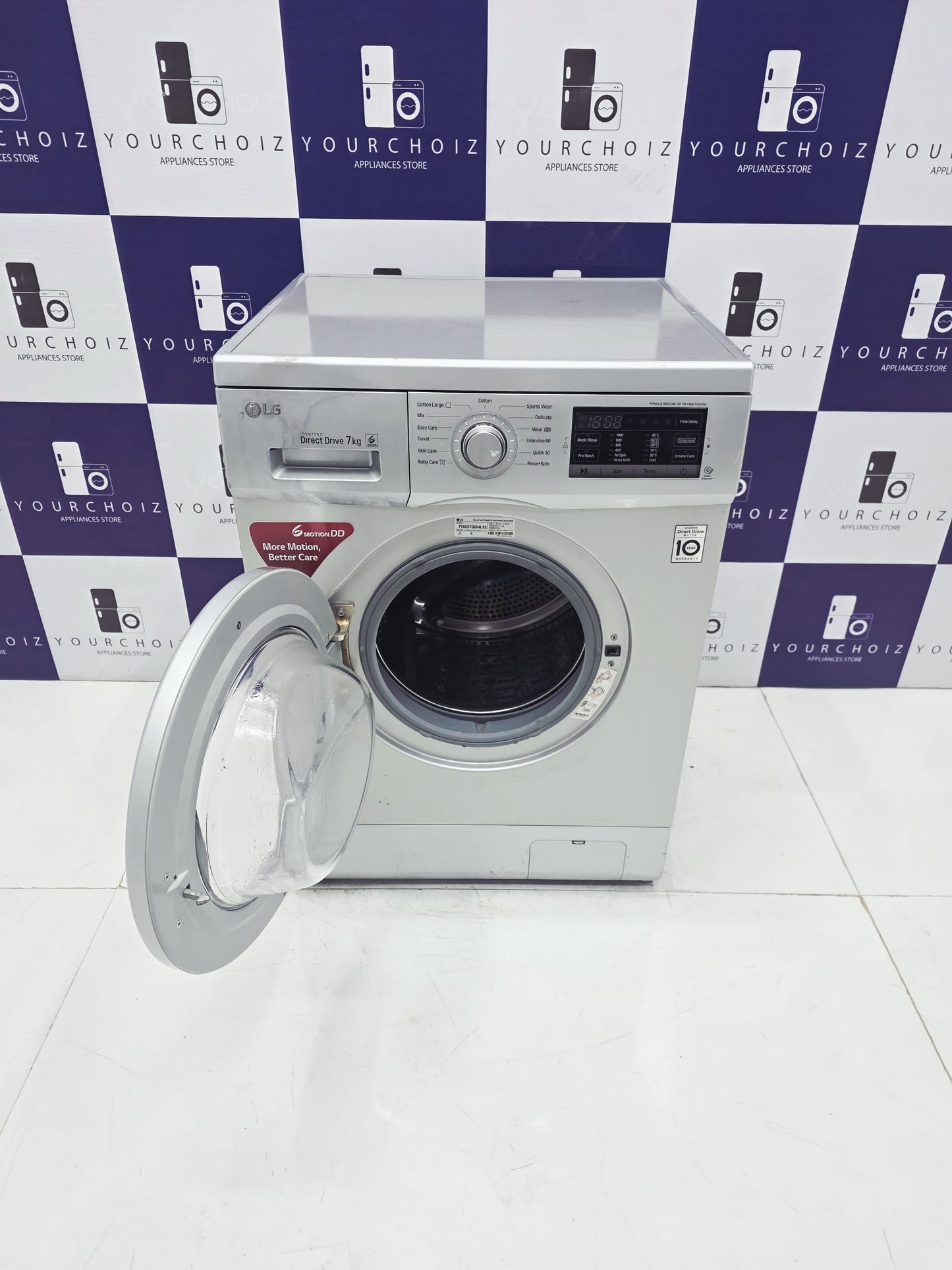 LG 7kg Front Load Fully Automatic Washing Machine Direct Drive (Pre-Owned)