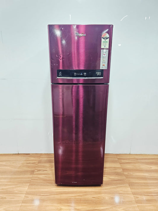 Whirlpool 292L Double Door Refrigerator – Purple (Refurbished)