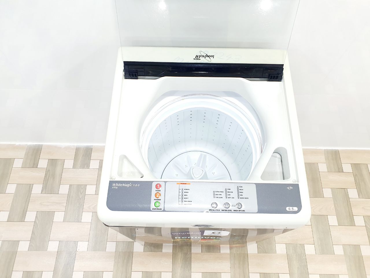 Whirlpool 6.5 Kg Fully Automatic Top Load Washing Machine – Grey (Refurbished)