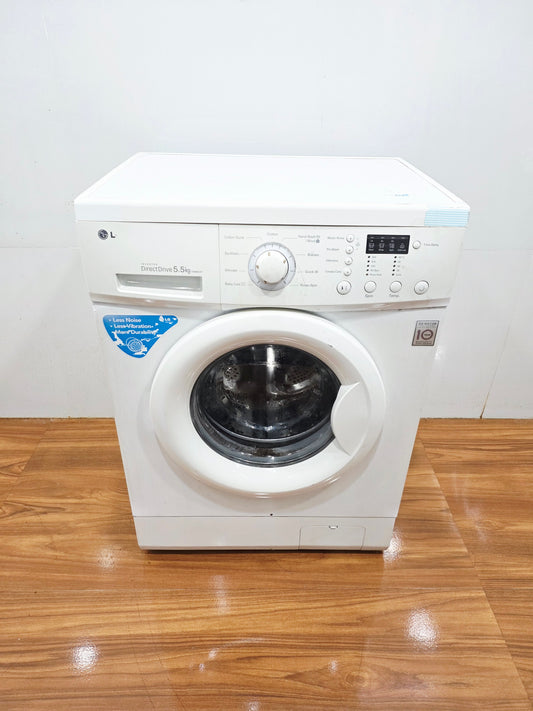 LG 5.5 Kg Fully Automatic Front Load Washing Machine – White (Refurbished)