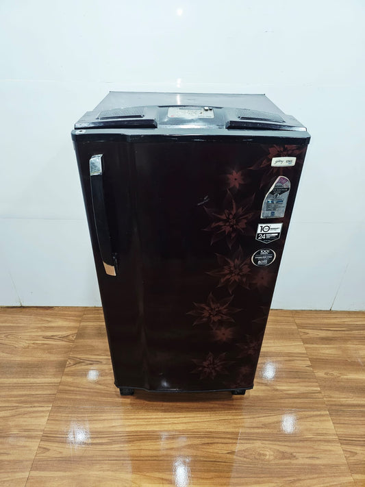 Godrej 185 L Single Door Refrigerator – Maroon Floral (Refurbished)