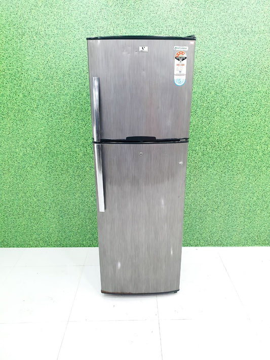 Videocon 250–275 L Double Door Refrigerator – Steel Finish (Refurbished)