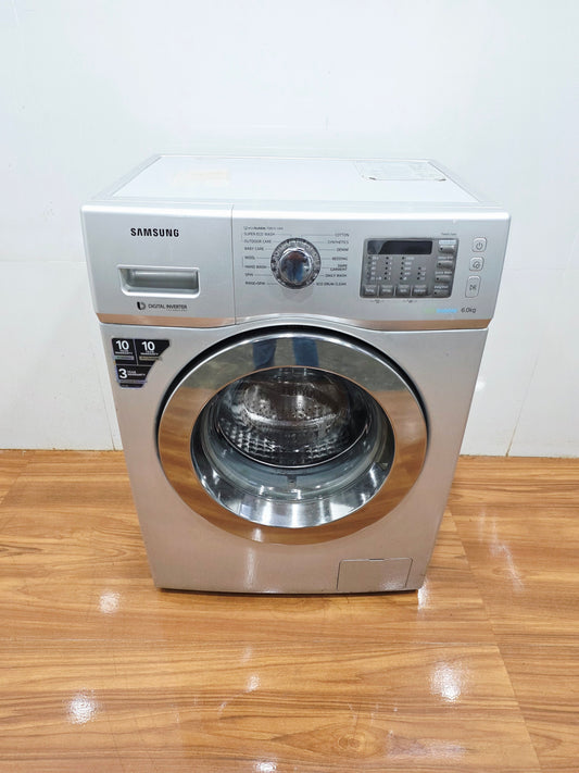 Samsung 6 Kg Fully Automatic Front Load Washing Machine – Silver (Refurbished)