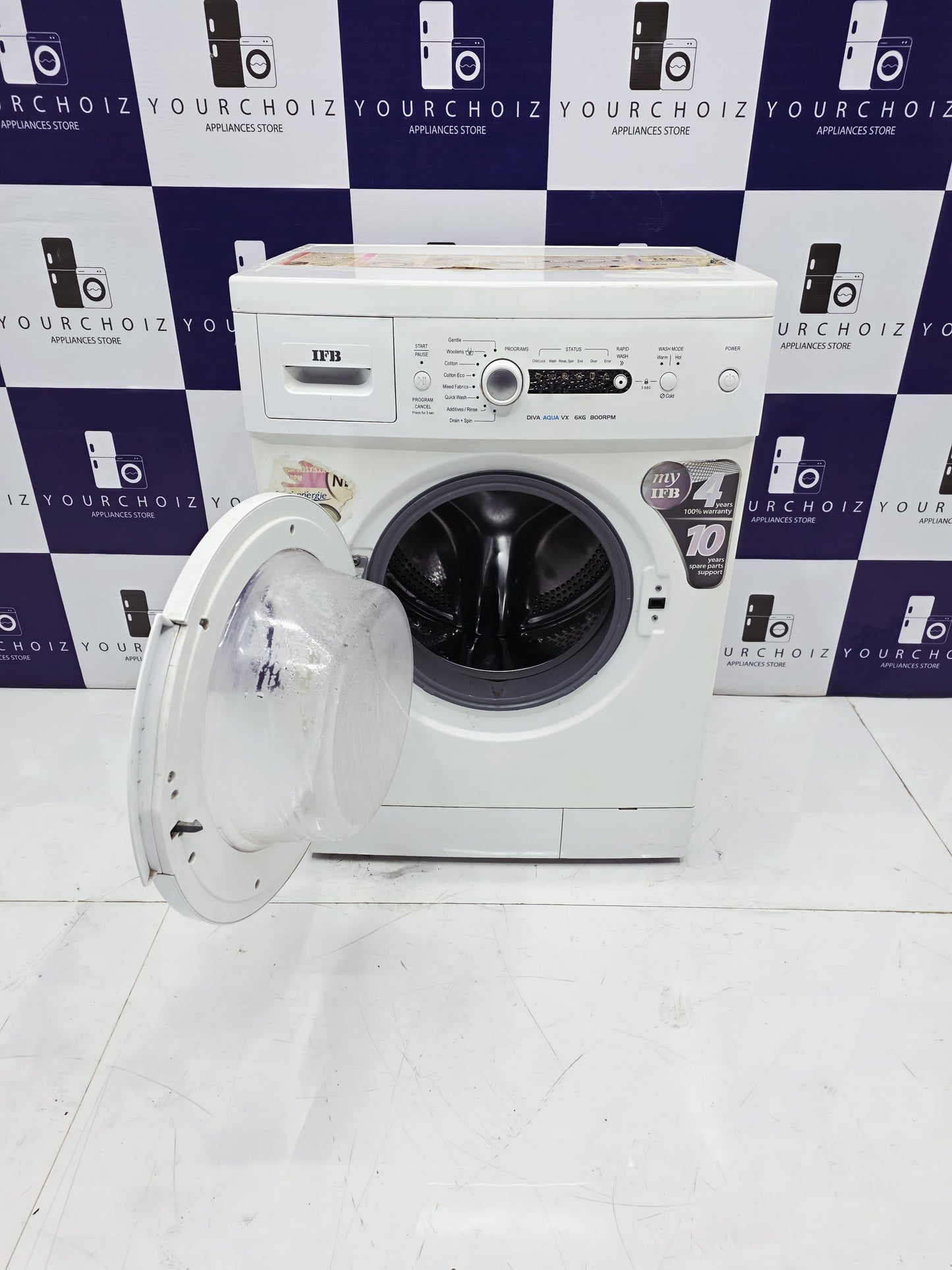IFB 6kg Front Load Fully Automatic Washing Machine Diva Aqua VX (Pre-Owned)