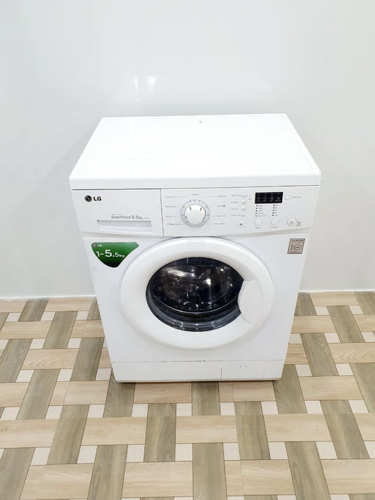 LG 5.5 Kg Fully Automatic Front Load Washing Machine – White (Refurbished)