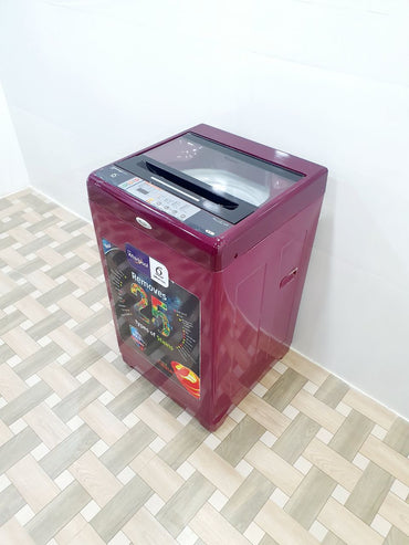 Whirlpool 6.5 Kg Fully Automatic Top Load Washing Machine – Wine Red (Refurbished)