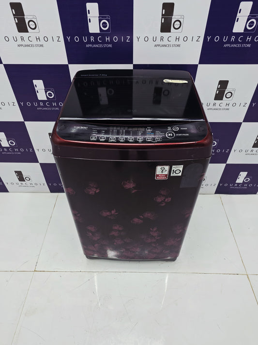 LG 7kg Top Load Fully Automatic Washing Machine Smart Inverter
Jet Spray+ With Inverter Technology(Pre-Owned)