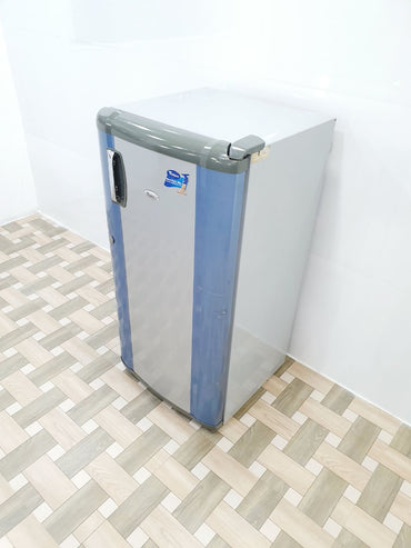 Whirlpool 190L Single Door Refrigerator – Silver & Blue (Refurbished)