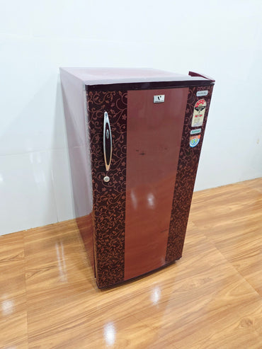 Videocon 190L Single Door Refrigerator – Maroon Floral (Refurbished)
