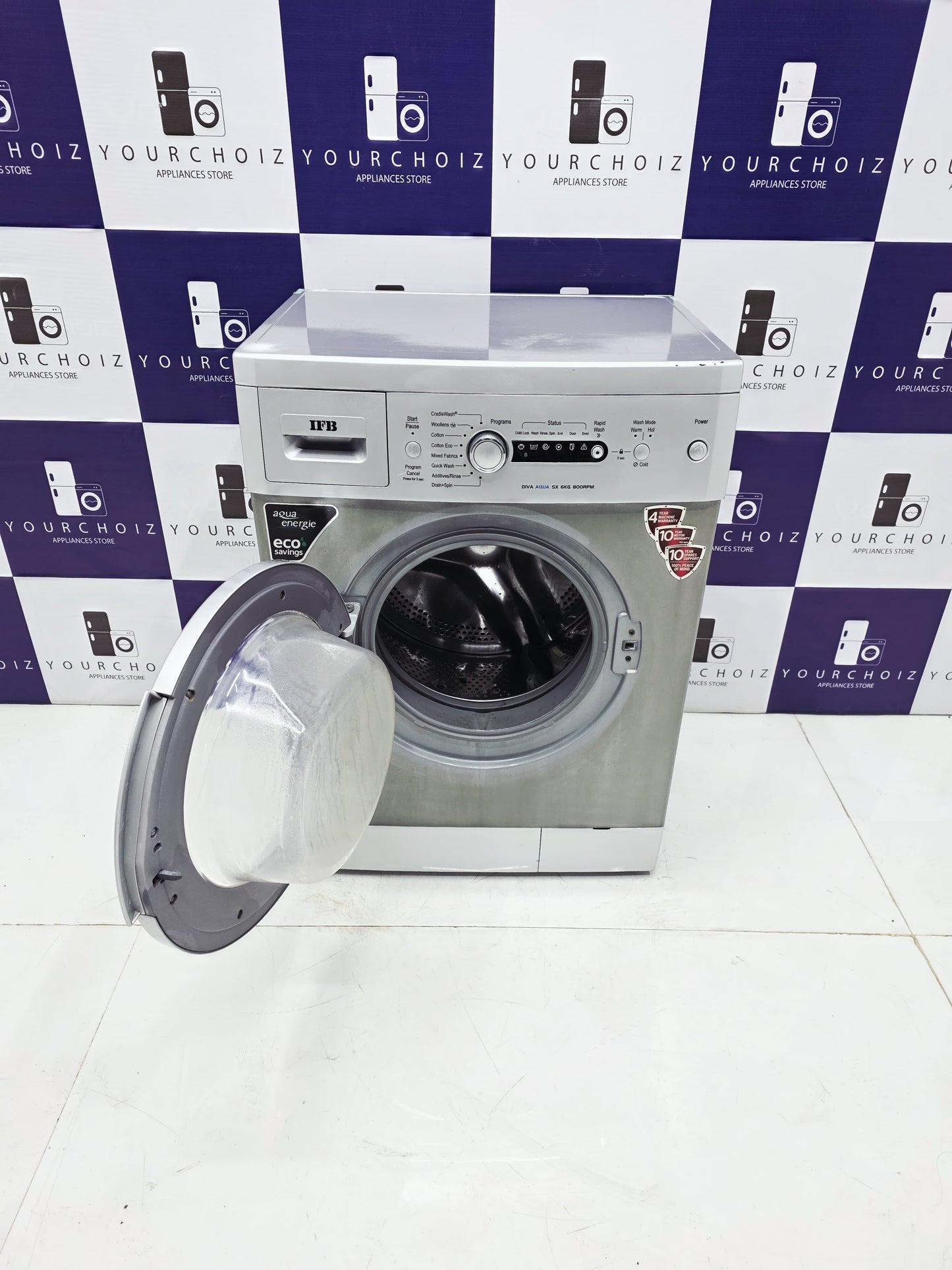 IFB 6kg Front Load Fully Automatic Washing Machine Diva Aqua VX (Pre-Owned)