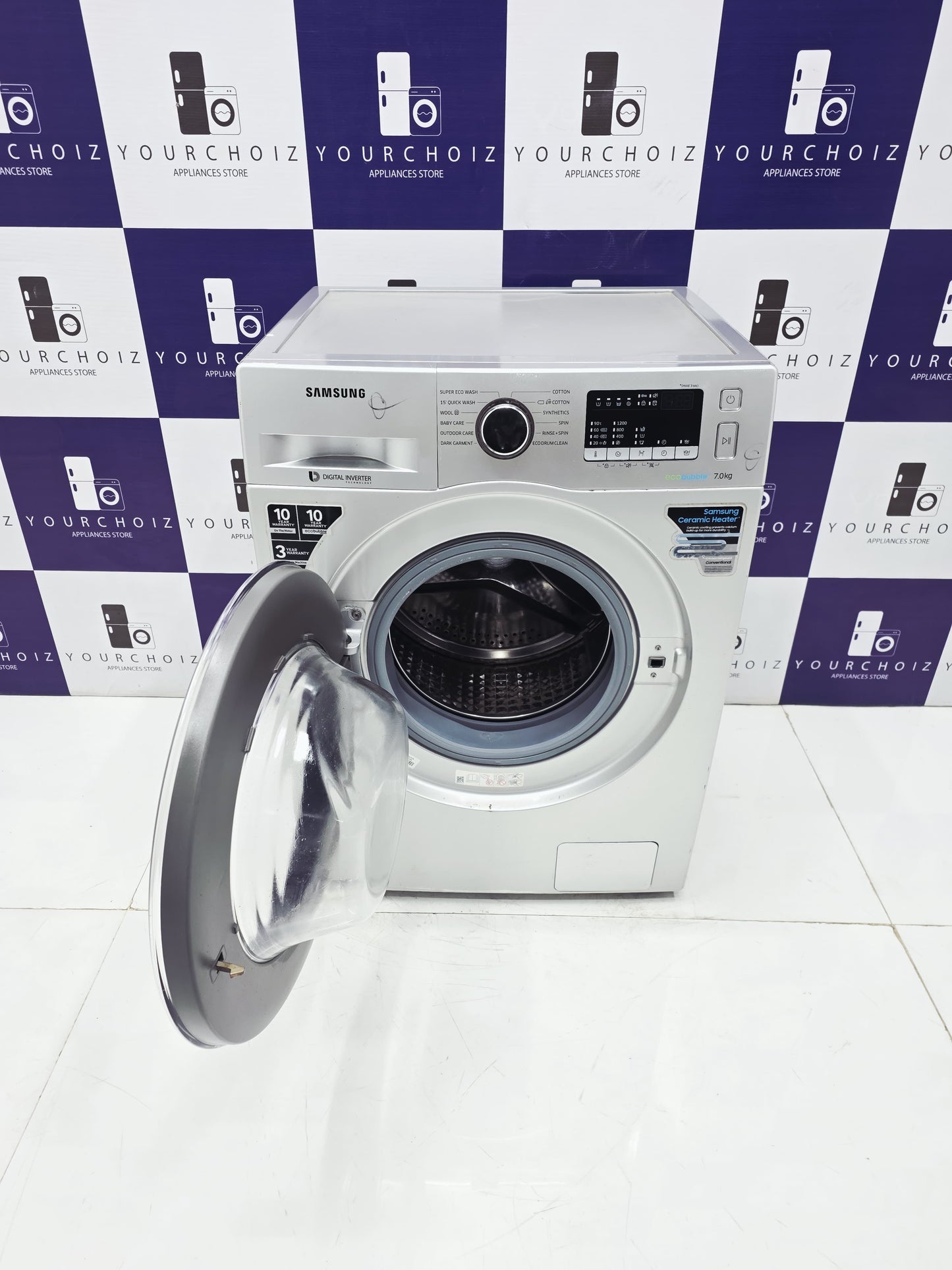 Samsung 7kg Front Load Fully Automatic Washing Machine Digital Inverter (Pre-Owned)