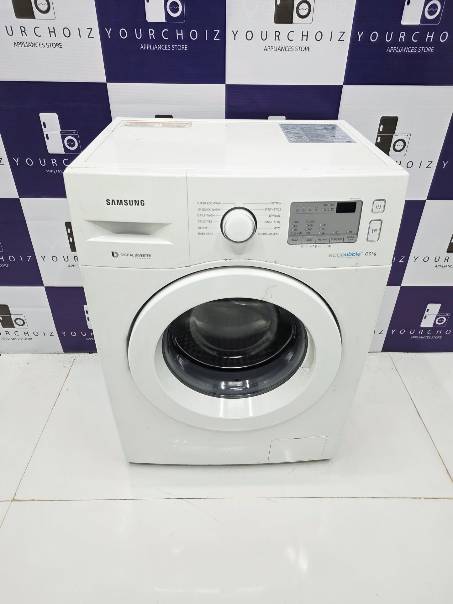 Samsung 6kg Front Load Fully Automatic Washing Machine Digital Inverter (Pre-Owned)