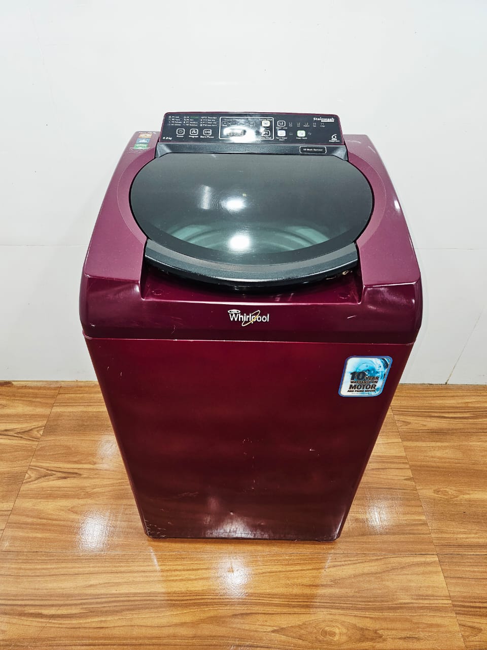 Whirlpool 6.2 Kg Fully Automatic Top Load Washing Machine – Maroon (Refurbished)