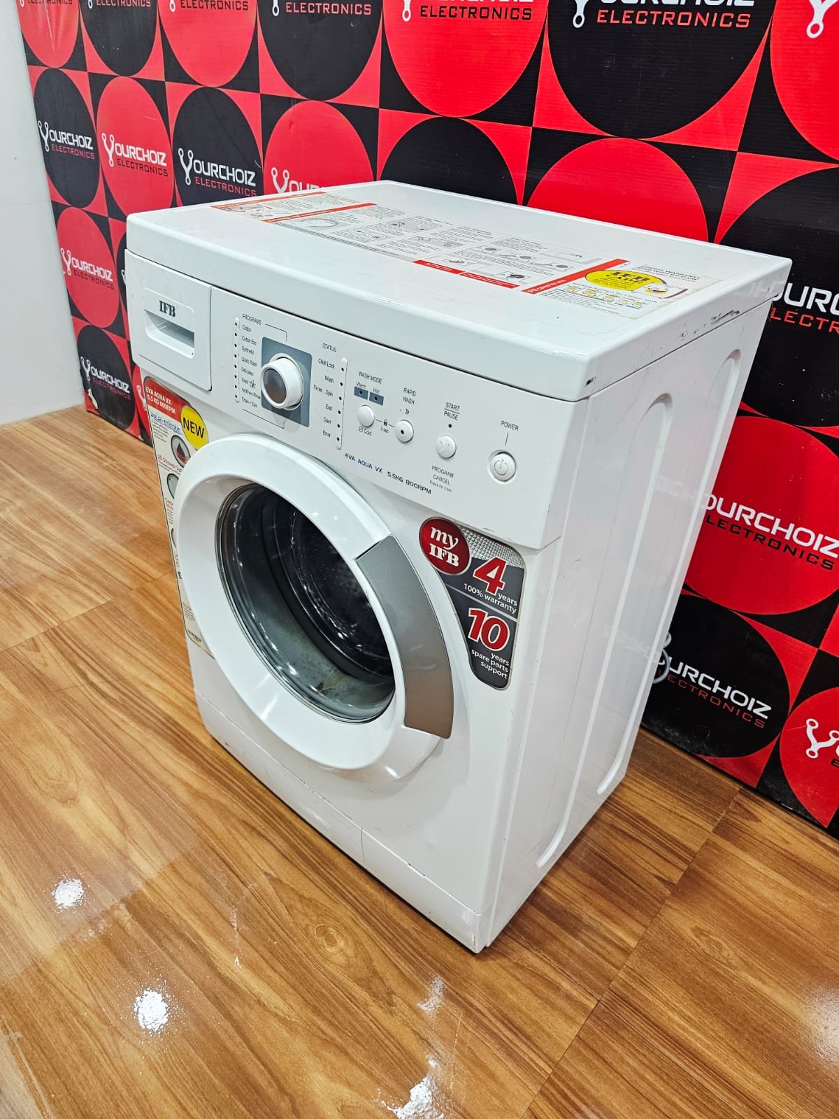 IFB 5.5 Kg Fully Automatic Front Load Washing Machine – Eva Aqua VX (Refurbished)
