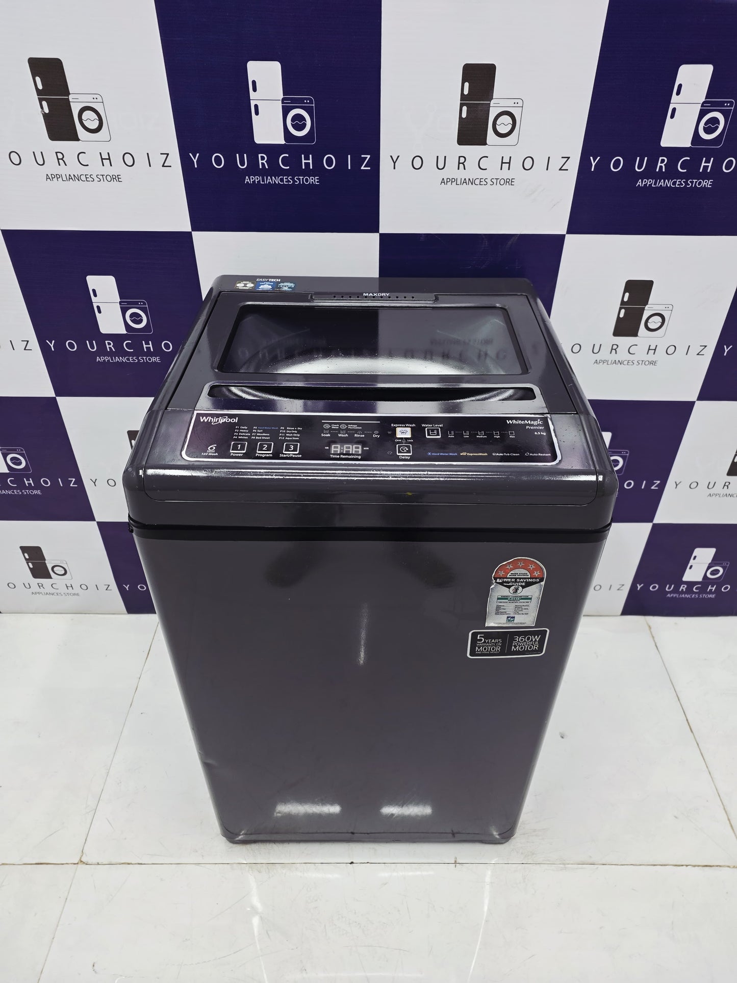 Whirlpool 6.5kg Top Load Fully Automatic Washing Machine Whitemagic premier  (Pre-Owned)