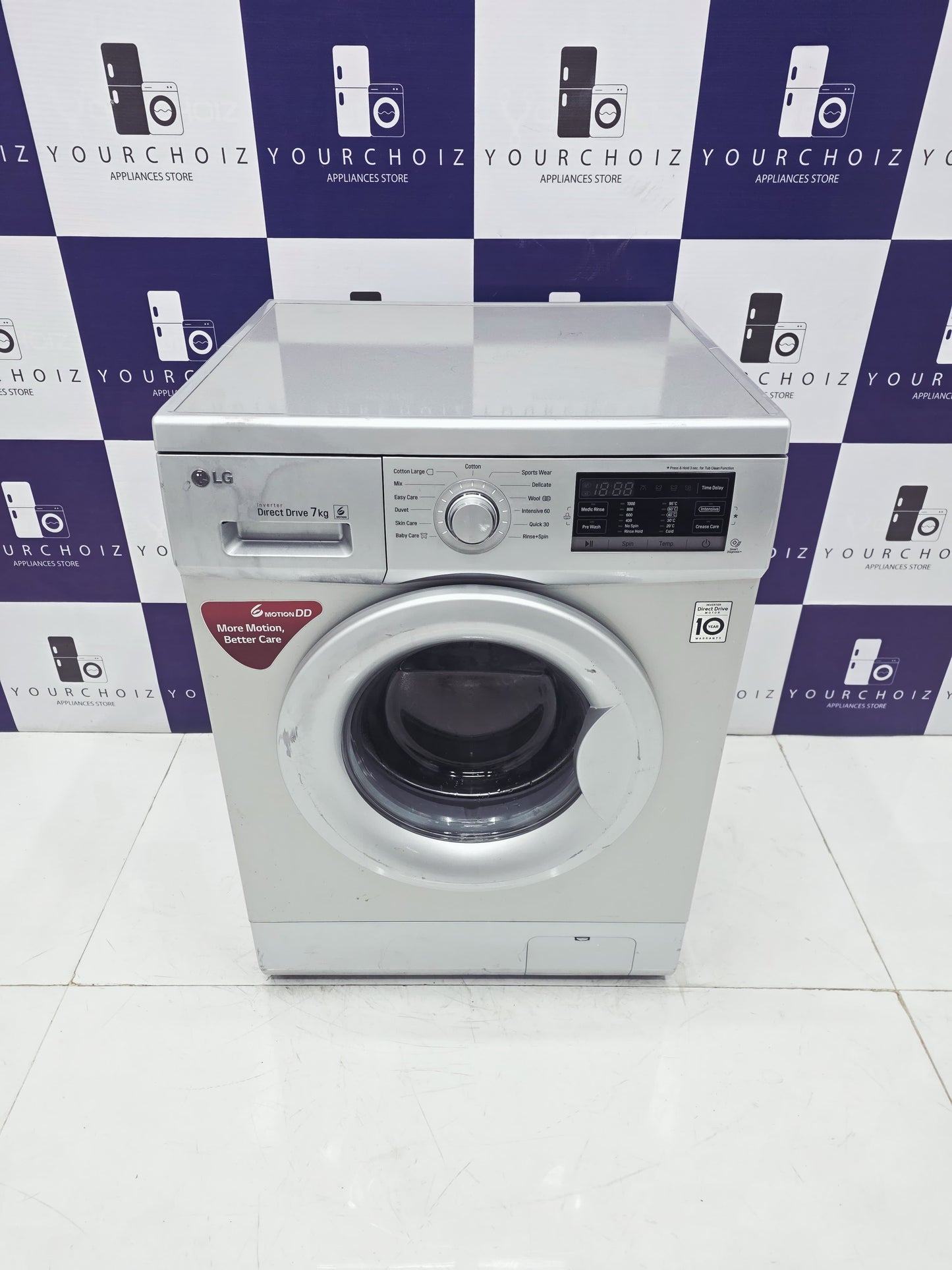 LG 7kg Front Load Fully Automatic Washing Machine Direct Drive (Pre-Owned)