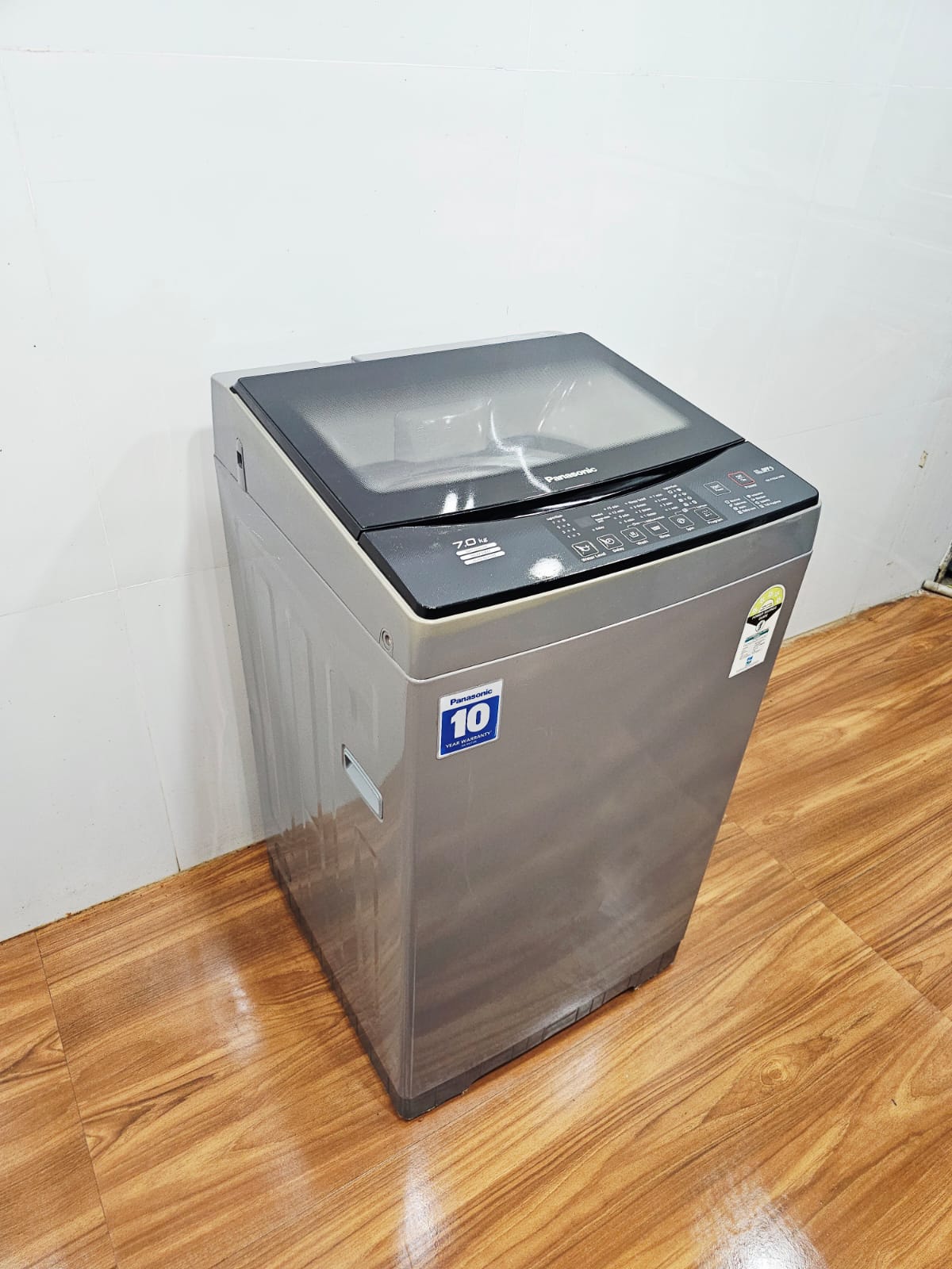 Panasonic 7 Kg Fully Automatic Top Load Washing Machine – Grey (Refurbished)