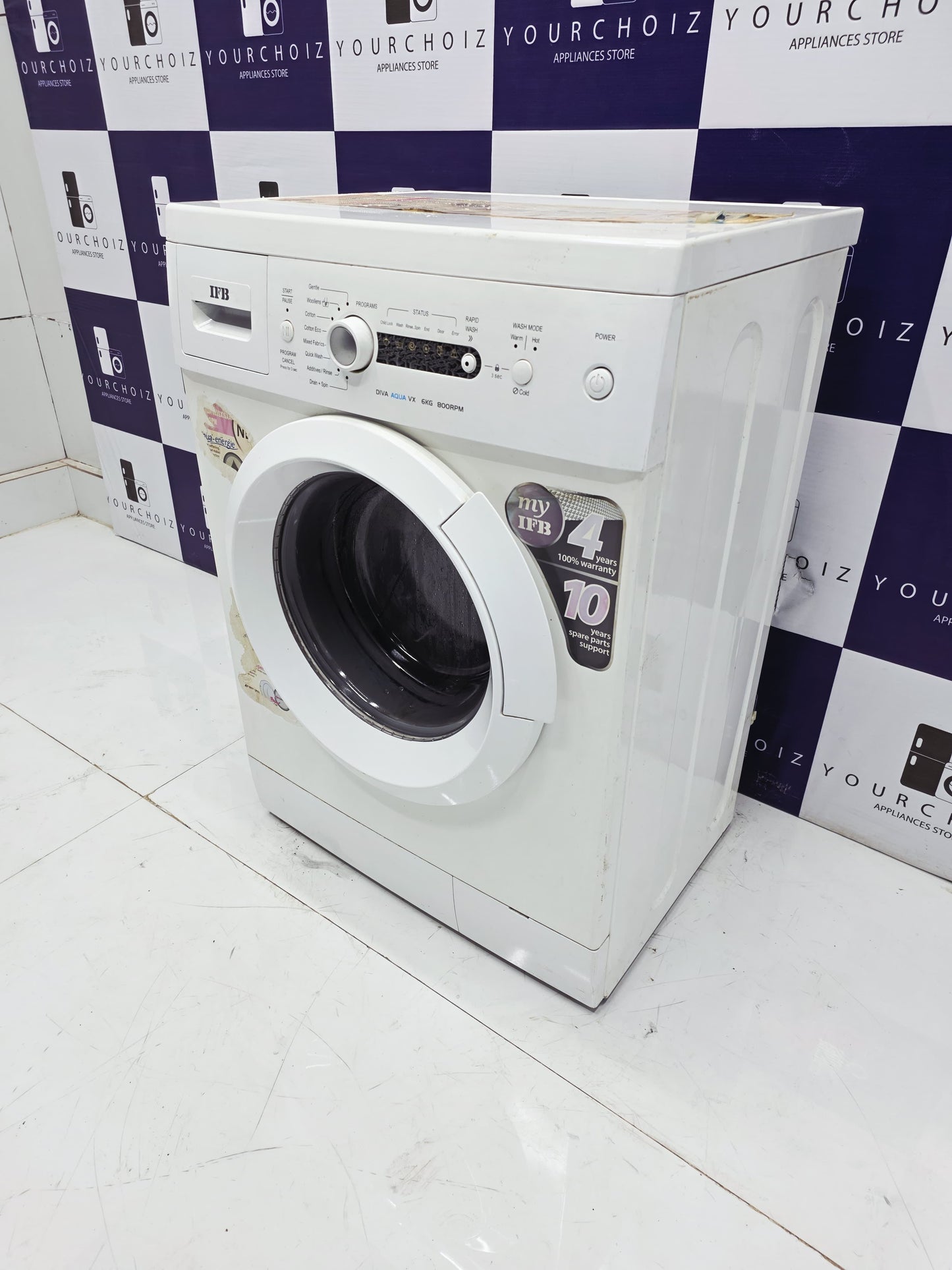 IFB 6kg Front Load Fully Automatic Washing Machine Diva Aqua VX (Pre-Owned)