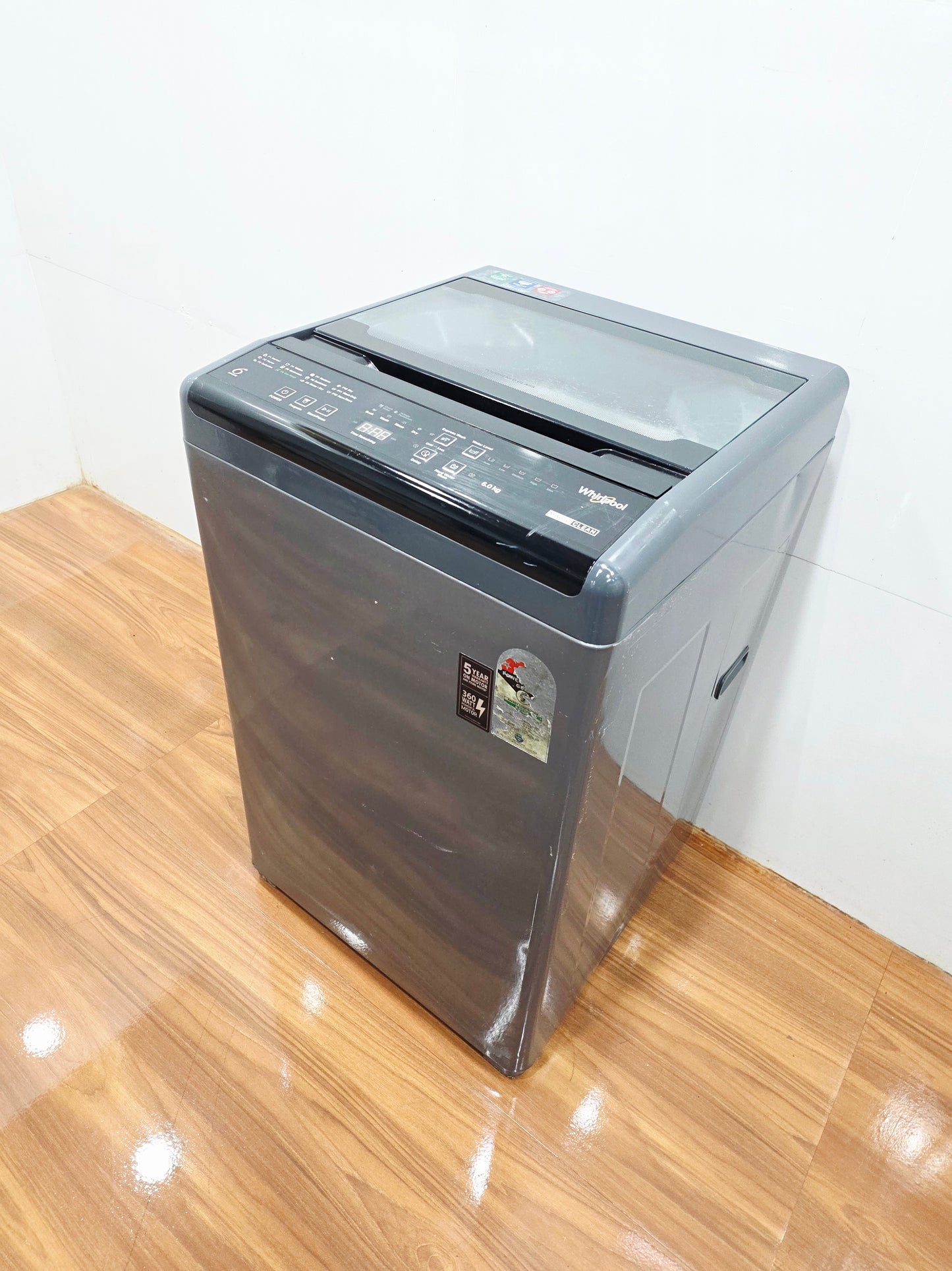 Whirlpool 6 Kg Fully Automatic Top Load Washing Machine – Grey (Refurbished)