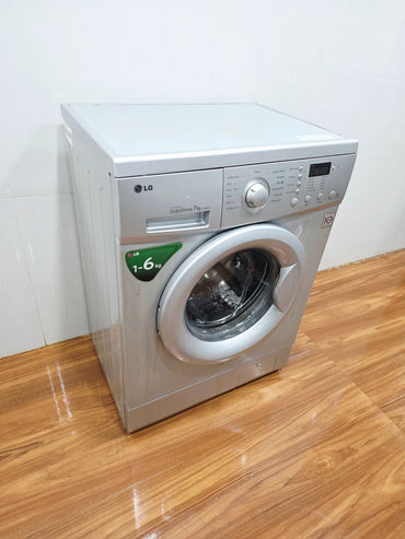 LG 7 Kg Fully Automatic Front Load Washing Machine – Silver (Refurbished)
