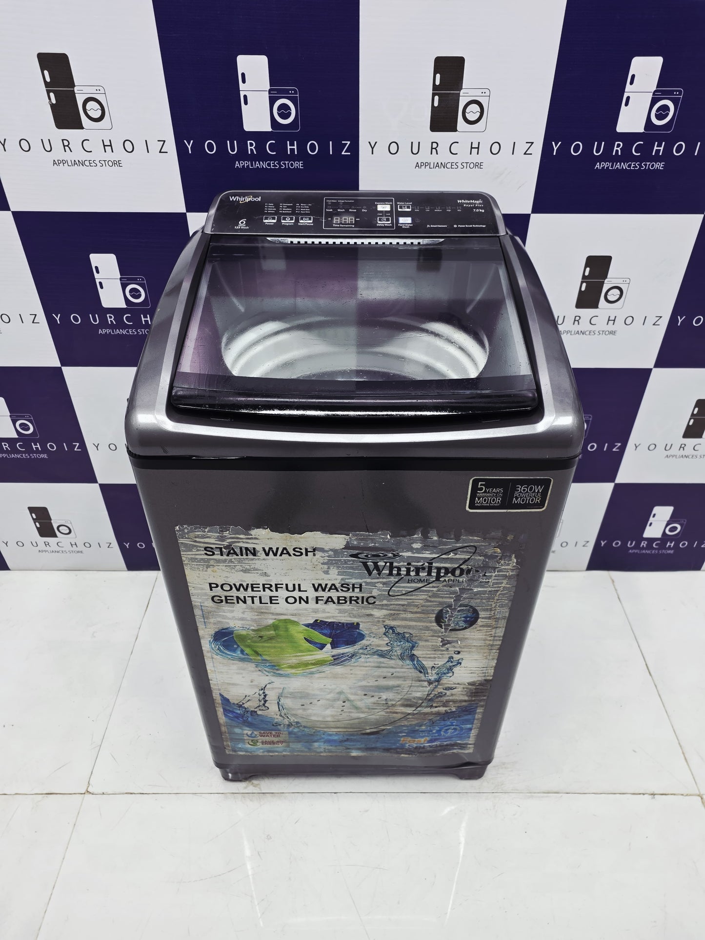 Whirlpool 7kg Top Load Fully Automatic Washing Machine Whitemagic Royal Plus (Pre-Owned)