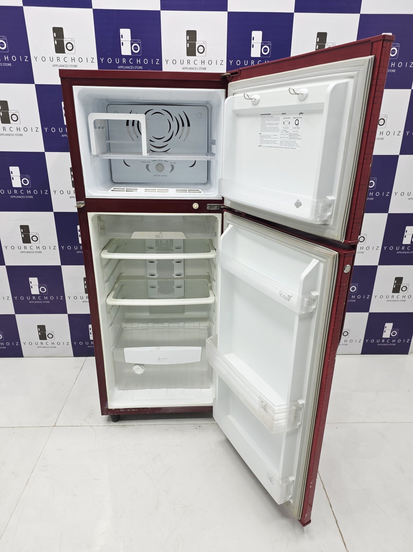 Godrej 250L Double Door Refrigerator (Pre-Owned)