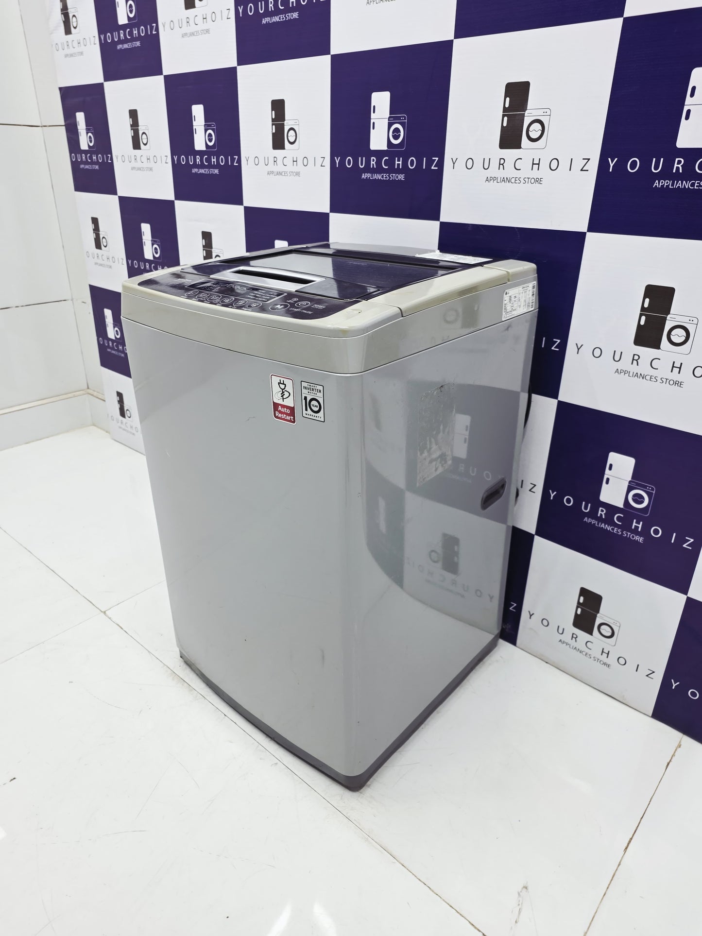 LG 6.5kg Top Load Fully Automatic Washing Machine Smart Inverter (Pre-Owned)