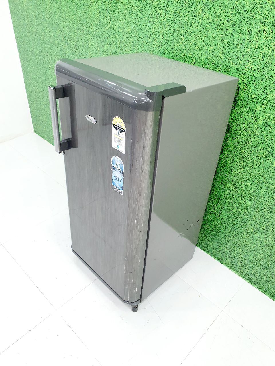 Whirlpool 190–200 L Single Door Refrigerator – Steel Finish (Refurbished)