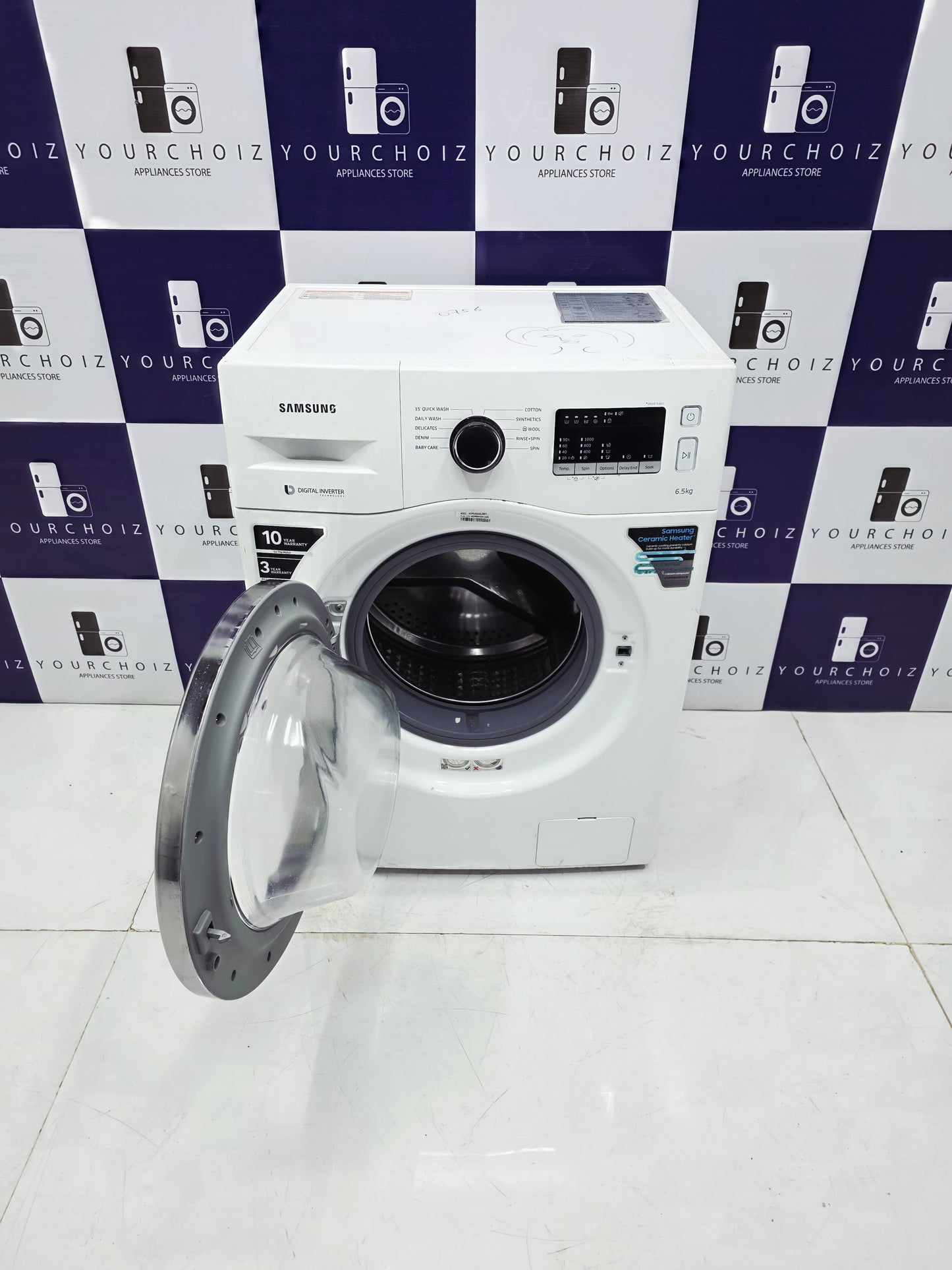 Samsung 6.5kg Front Load Fully Automatic Washing Machine Digital inverter  
(Pre-Owned)