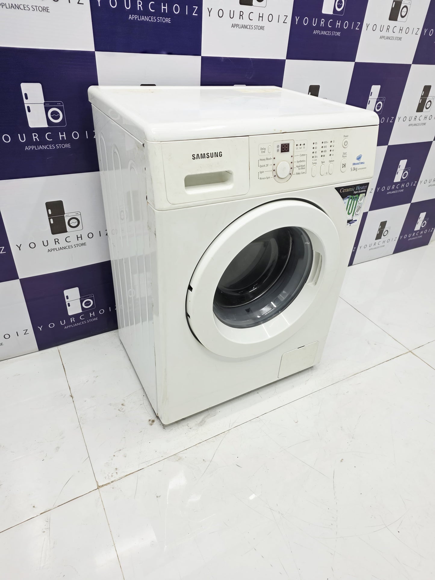 Samsung 5kg Front Load Fully Automatic Washing Machine Diamond Drum  (Pre-Owned)