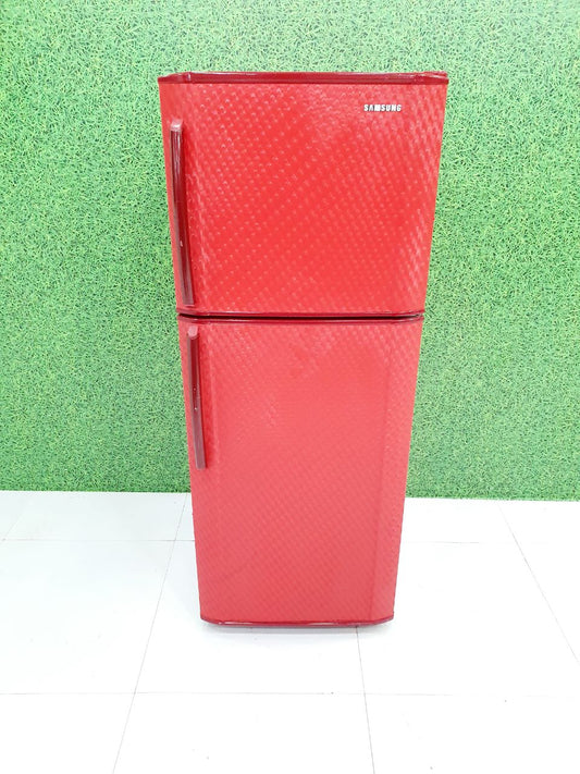 Samsung 253L Double Door Refrigerator – Ruby Red (Refurbished)
