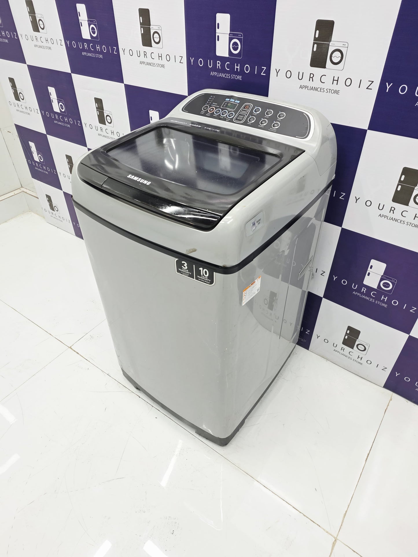 Samsung 6.5kg Top Load Fully Automatic Washing Machine Activewash+Wobble Technology  (Pre-Owned)