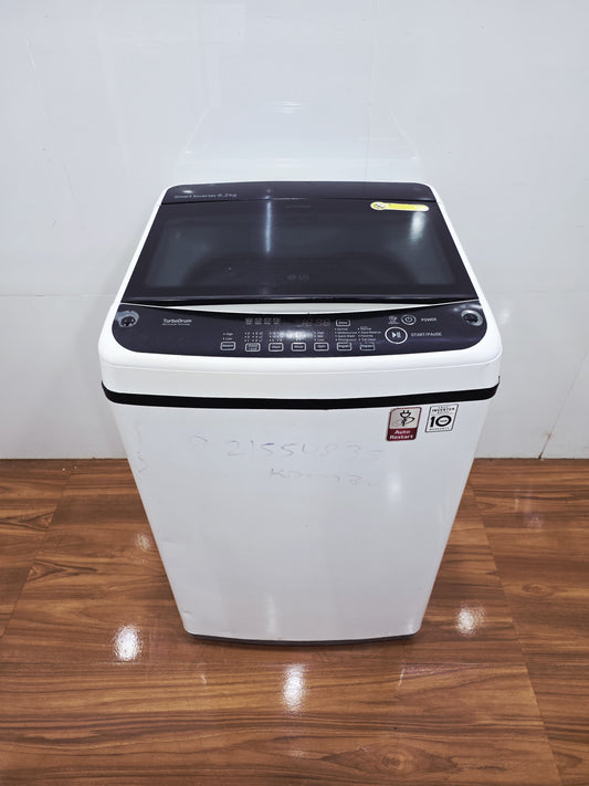 LG 6.2kg Top Load Fully Automatic Washing Machine Smart Inverter  (Pre-Owned)
