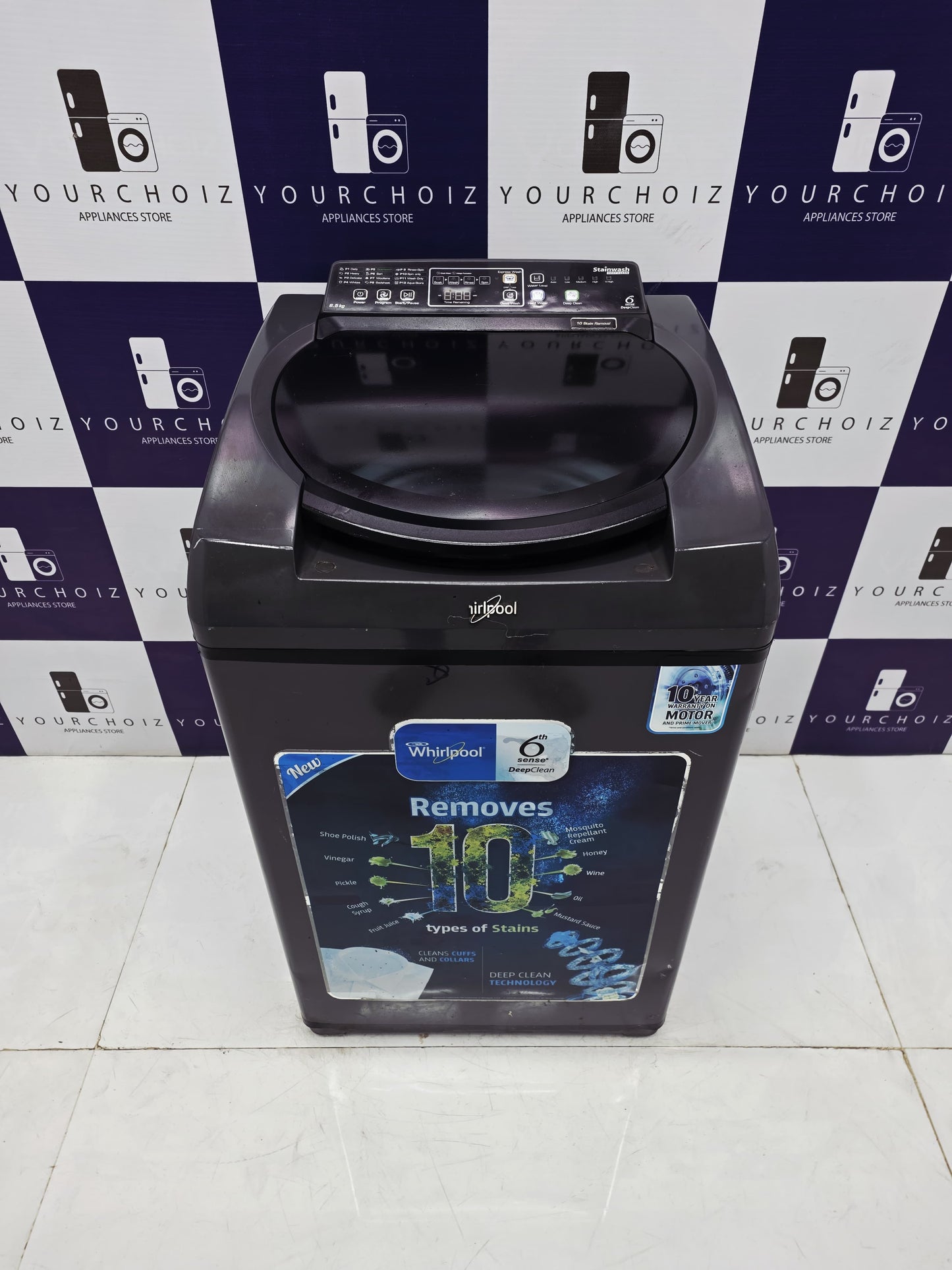 Whirlpool 6.5kg Top Load Fully Automatic Washing Machine Stainwash Ultra  (Pre-Owned)
