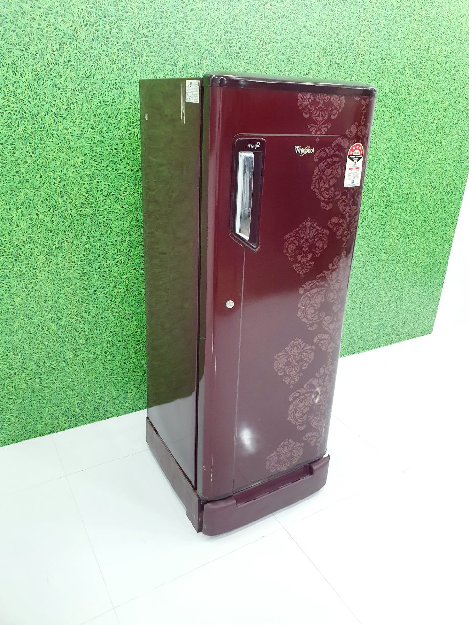 Whirlpool 190–200 L Single Door Refrigerator – Floral Design (Refurbished)