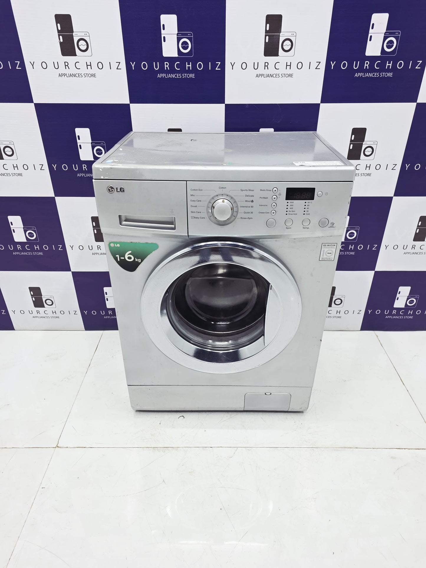 LG 6kg Front Load Fully Automatic Washing Machine Direct Drive (Pre-Owned)