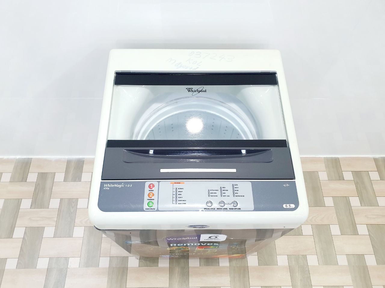 Whirlpool 6.5 Kg Fully Automatic Top Load Washing Machine – Grey (Refurbished)