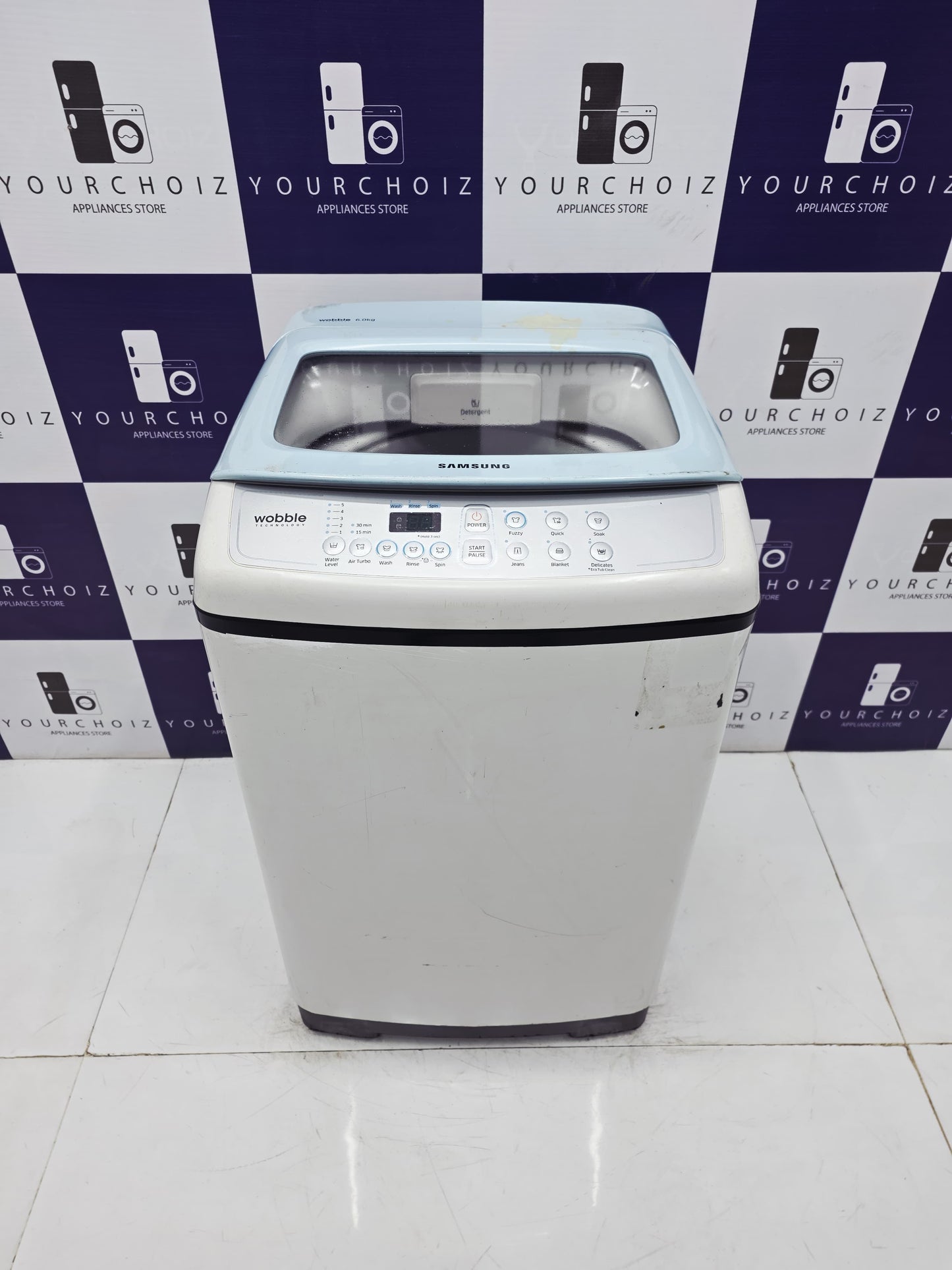 Samsung 6kg Top Load Fully Automatic Wobble Technology 
 (Pre-Owned)