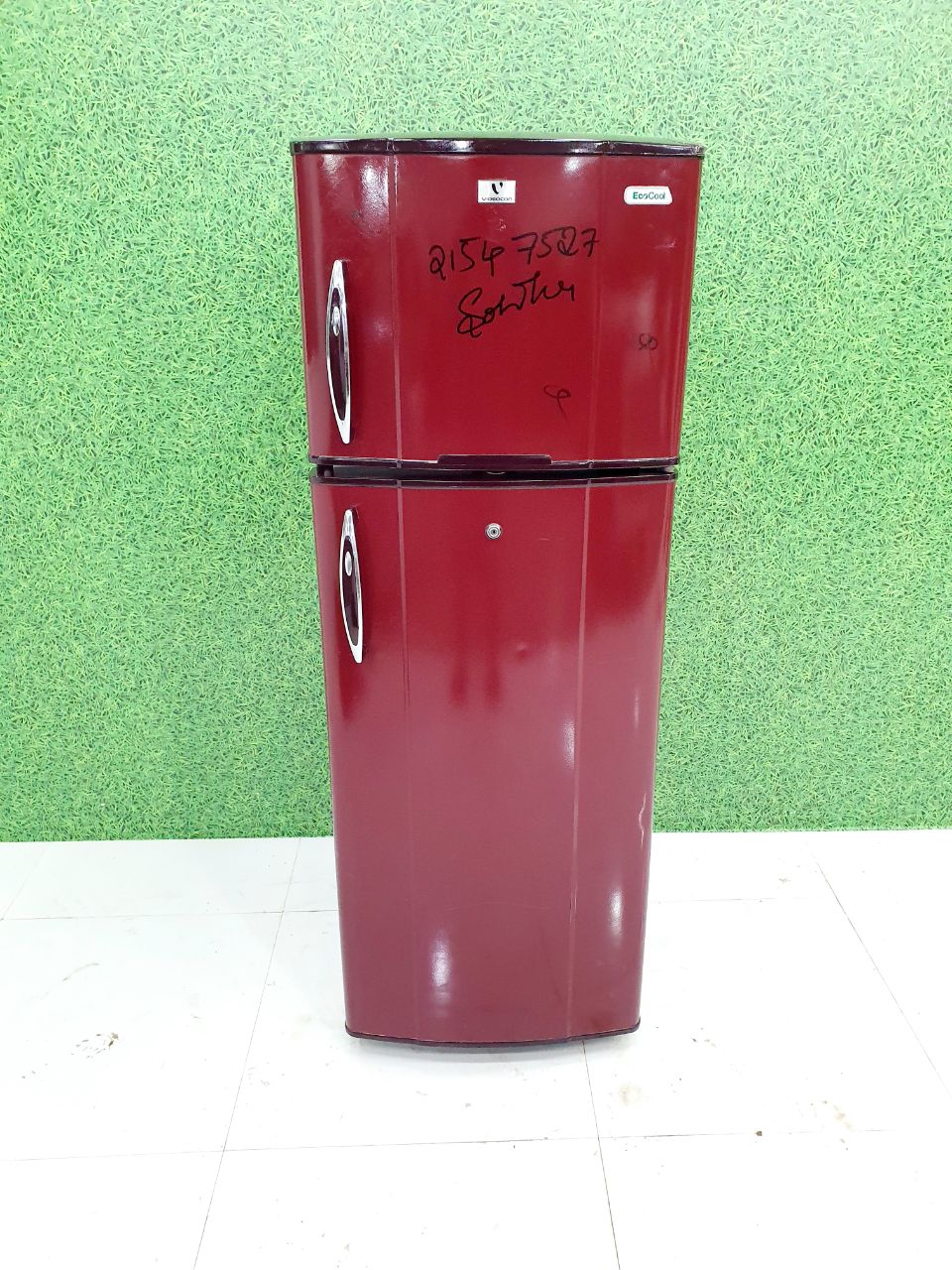 Videocon 240 L Double Door Refrigerator – Maroon Finish (Refurbished)