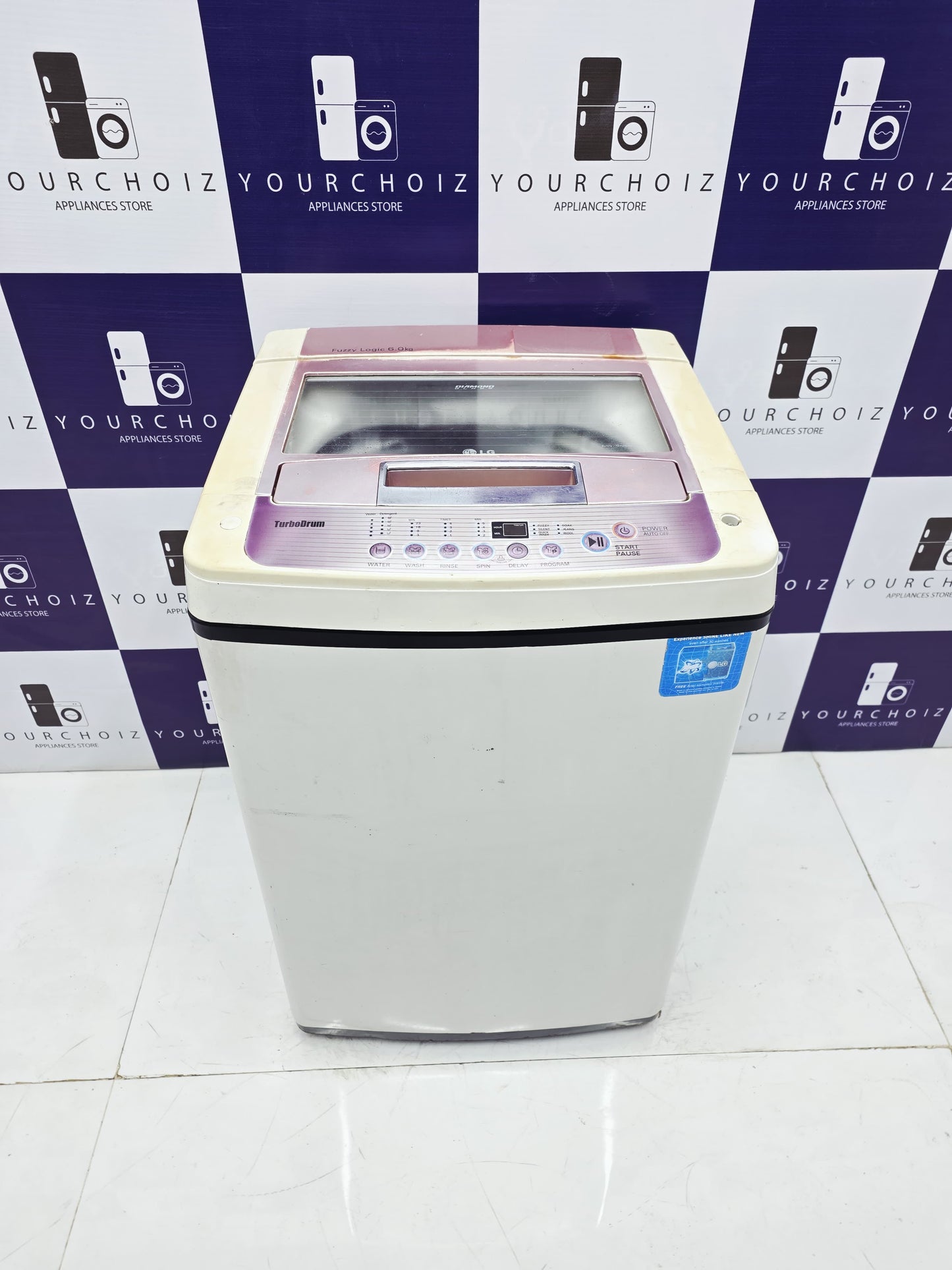 Samsung 6kg Top Load Fully Automatic Washing Machine Wobble Technology (Pre-Owned)