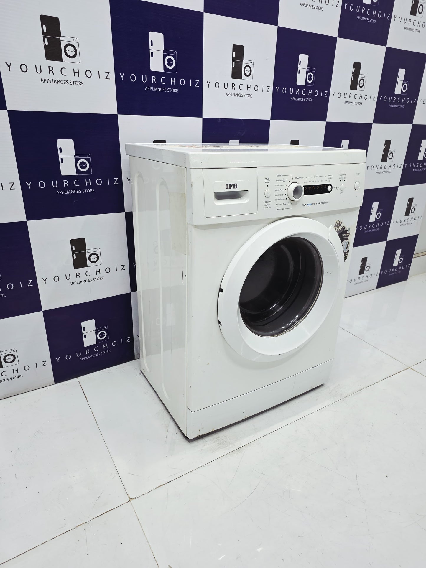 IFB 6kg Front Load Fully Automatic Washing Machine Diva Aqua VX  (Pre-Owned)
