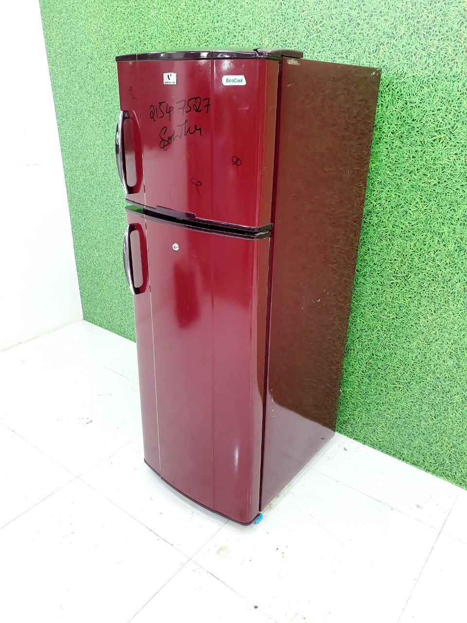 Videocon 240 L Double Door Refrigerator – Maroon Finish (Refurbished)