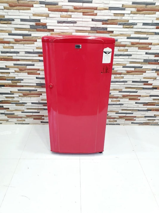 Haier 190L Direct Cool Single Door Refrigerator – Ruby Red (Refurbished