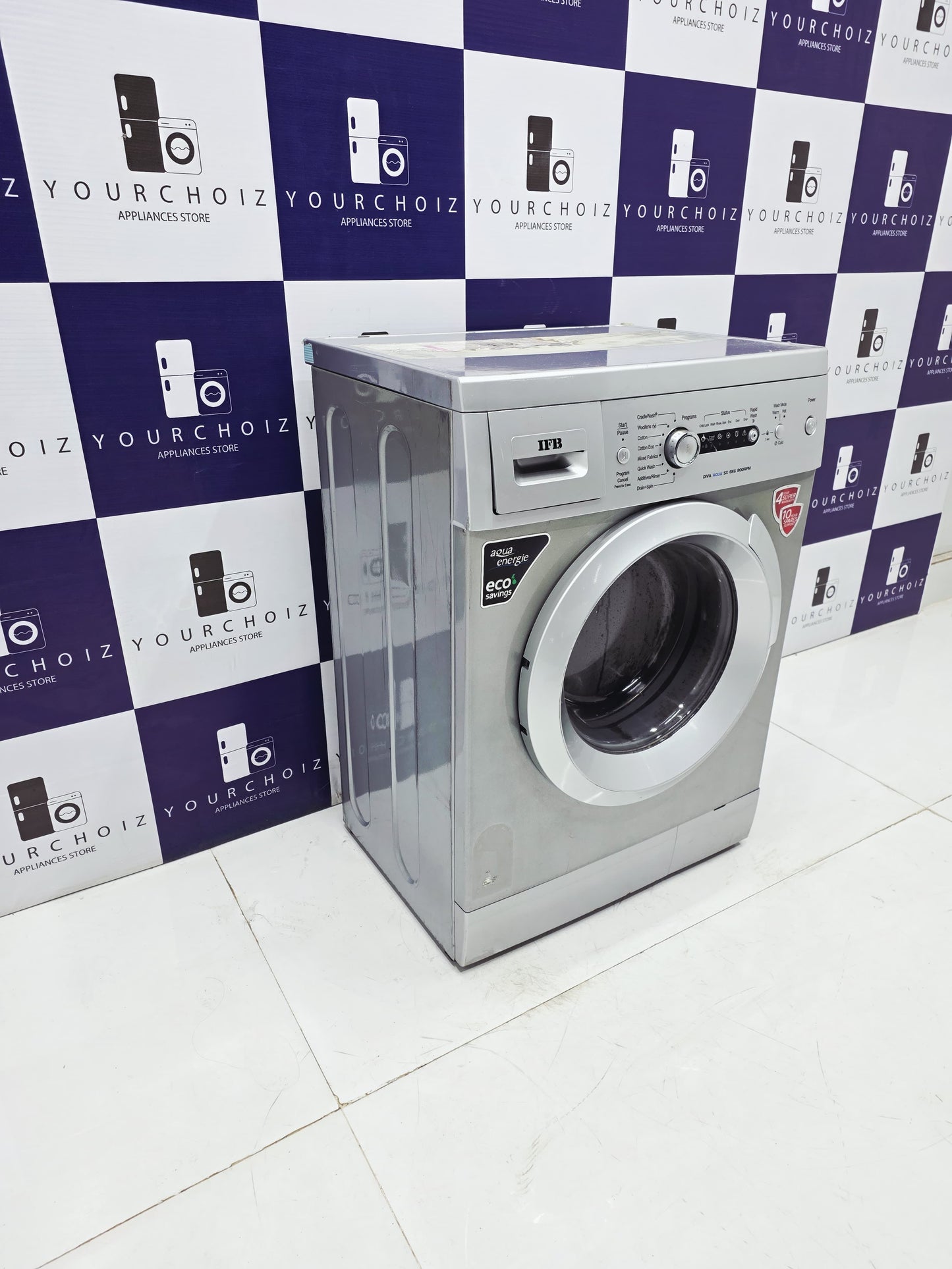 IFB 6kg Front Load Fully Automatic Washing Machine Diva Aqua  
 (Pre-Owned)