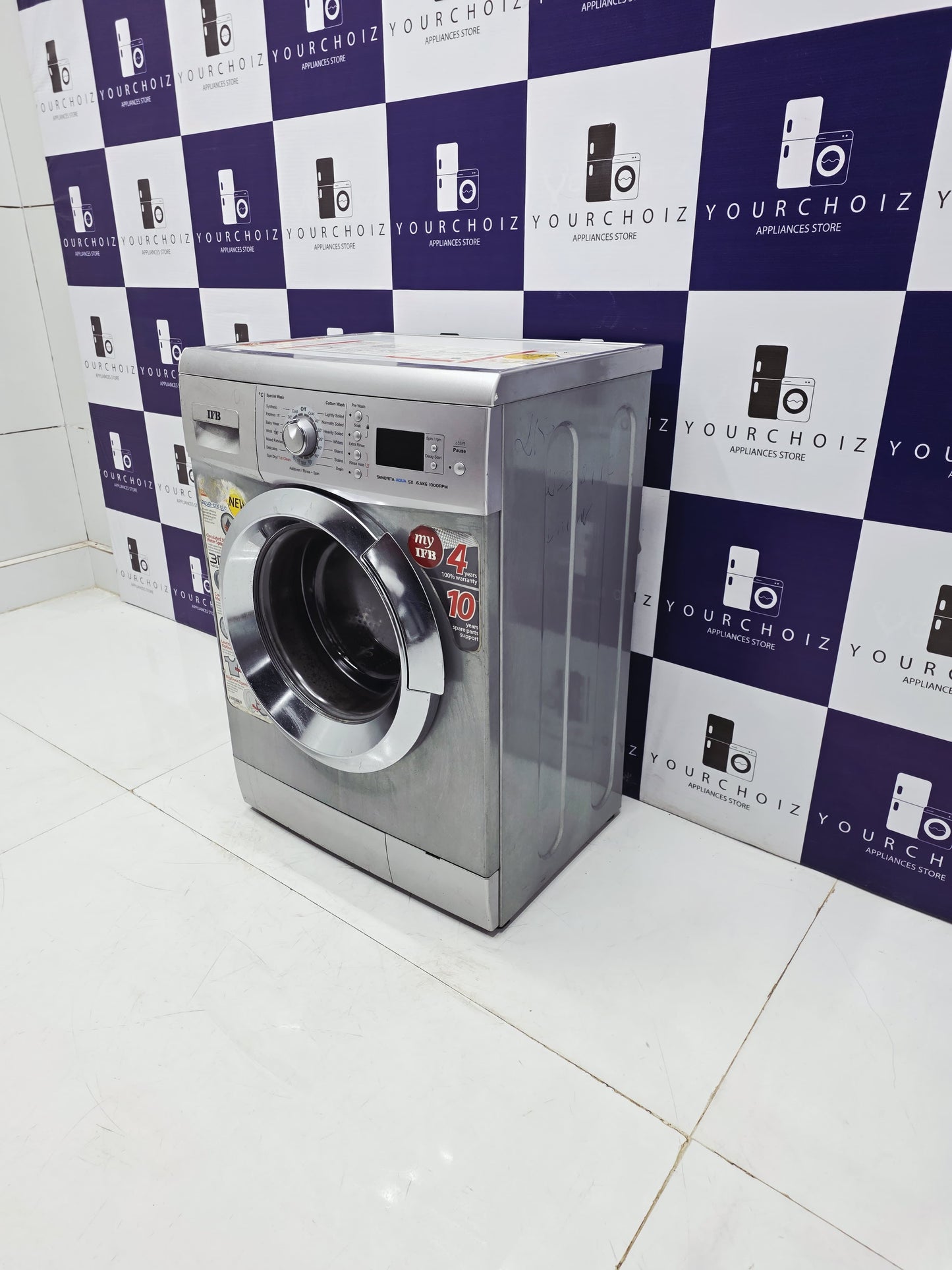 IFB 6.5kg Front Load Fully Automatic Washing Machine Senorita Aqua (Pre-Owned)